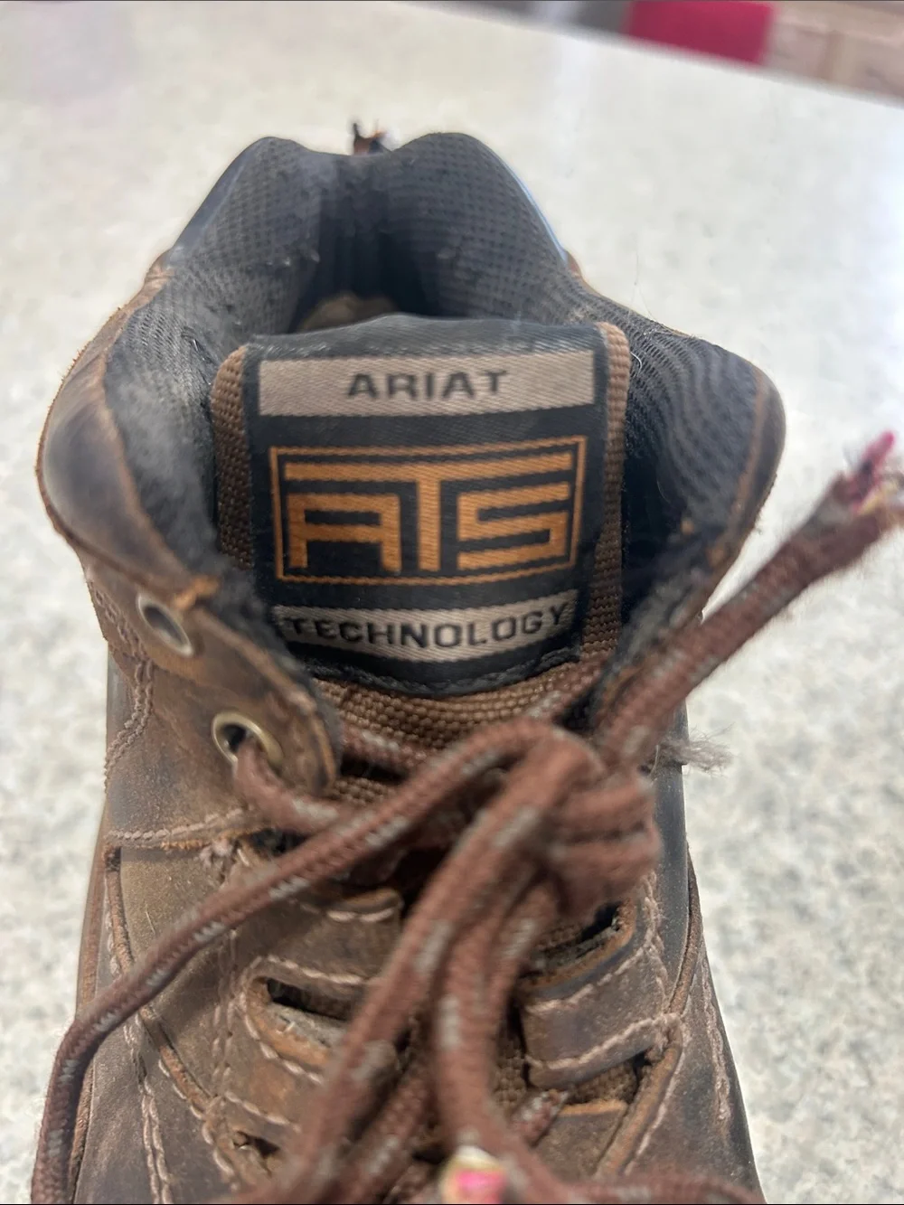 Ariat Men's Brown Lace-Up Work Boots